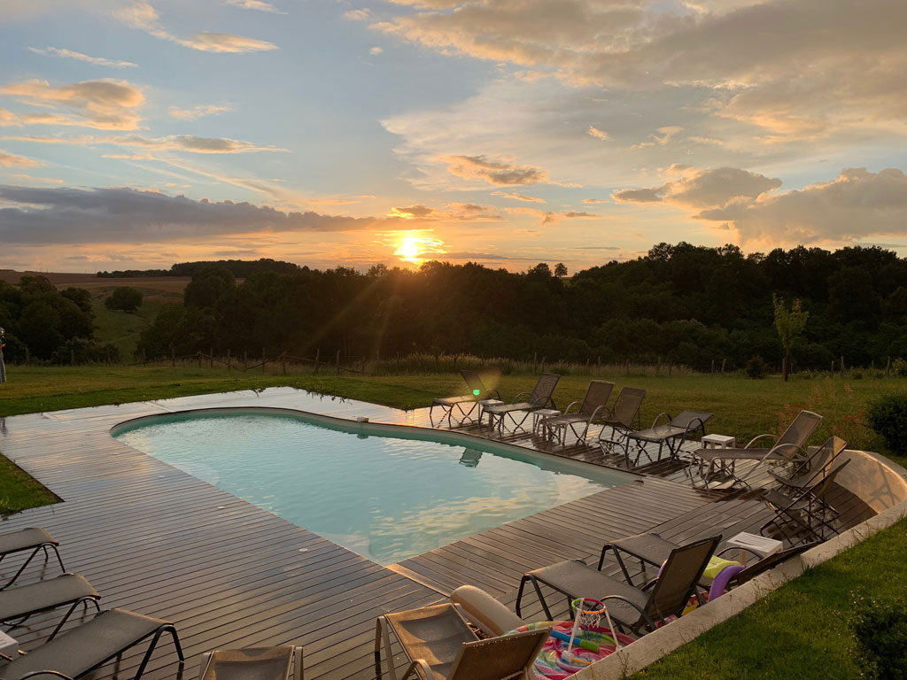 Vue du Gîte du Tertre